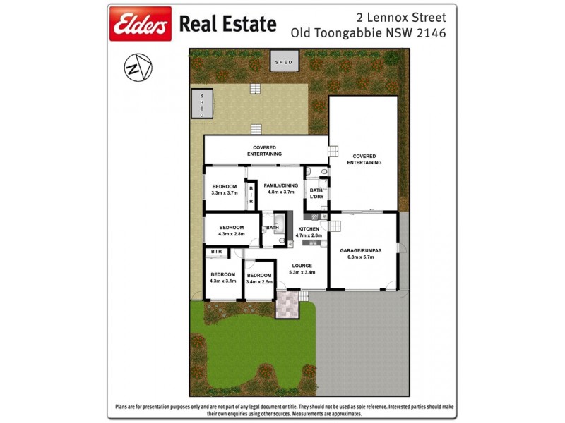 2 Lennox Street, Old Toongabbie NSW 2146 Floorplan