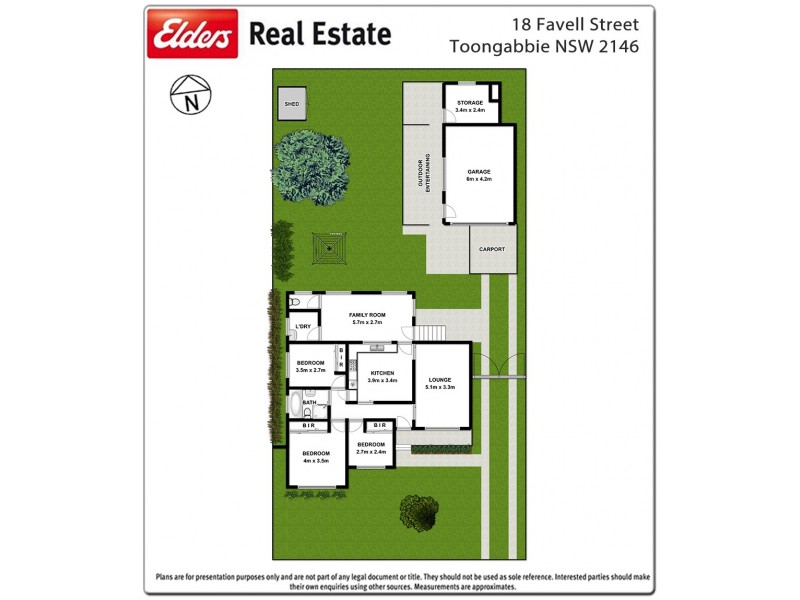 18 Favell Street, Toongabbie NSW 2146 Floorplan