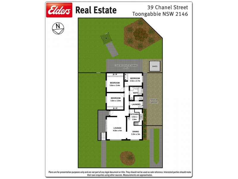 39 Chanel Street, Toongabbie NSW 2146 Floorplan