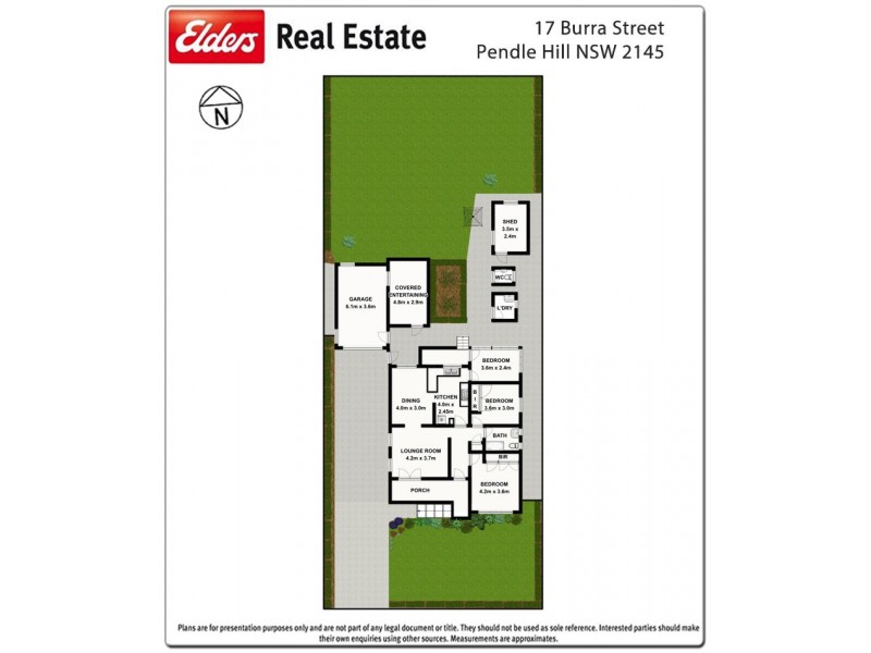 17 Burra Street, Pendle Hill NSW 2145 Floorplan