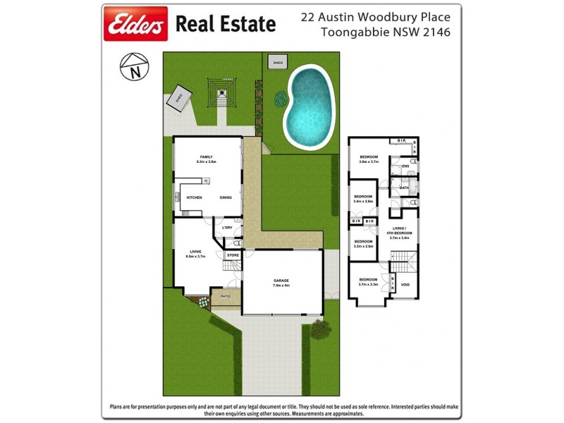 22 Austin Woodbury Place, Toongabbie NSW 2146 Floorplan