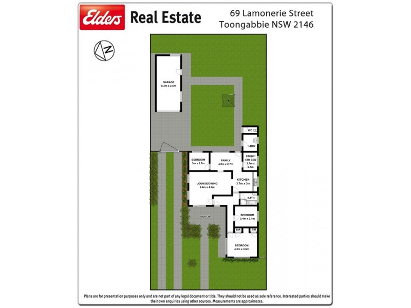 69 Lamonerie Street, Toongabbie NSW 2146 Floorplan