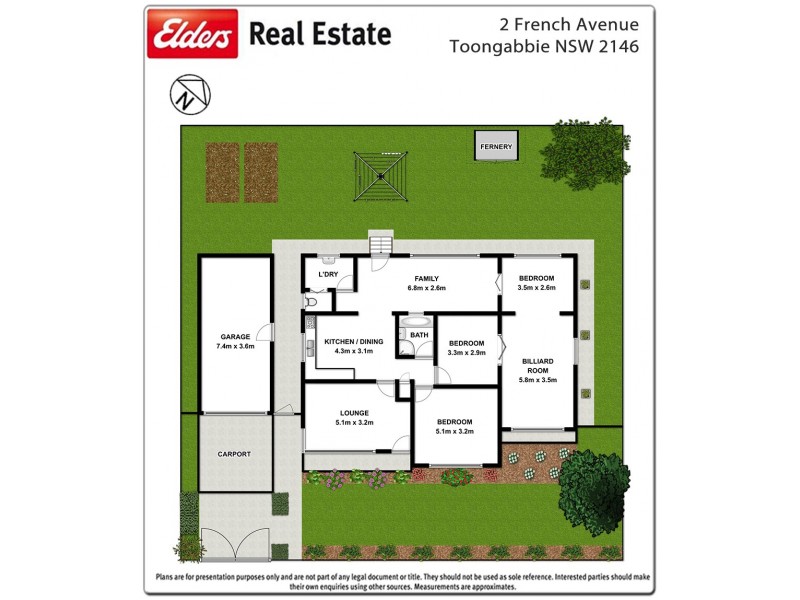 2 French Avenue, Toongabbie NSW 2146 Floorplan