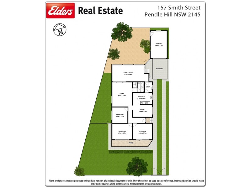 157 Smith Street, Pendle Hill NSW 2145 Floorplan