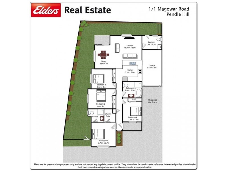 1/1 Magowar Road, Pendle Hill NSW 2145 Floorplan