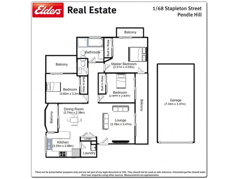 1/68 Stapleton Street, Pendle Hill NSW 2145 Floorplan