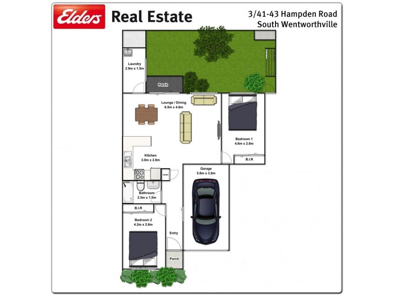 3/41-43 Hampden Road, South Wentworthville NSW 2145 Floorplan