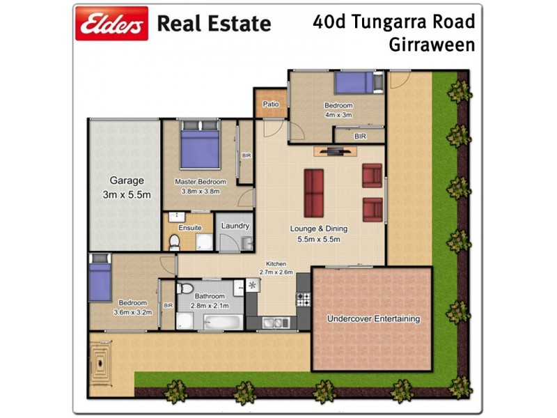 40D Tungarra Road, Girraween NSW 2145 Floorplan