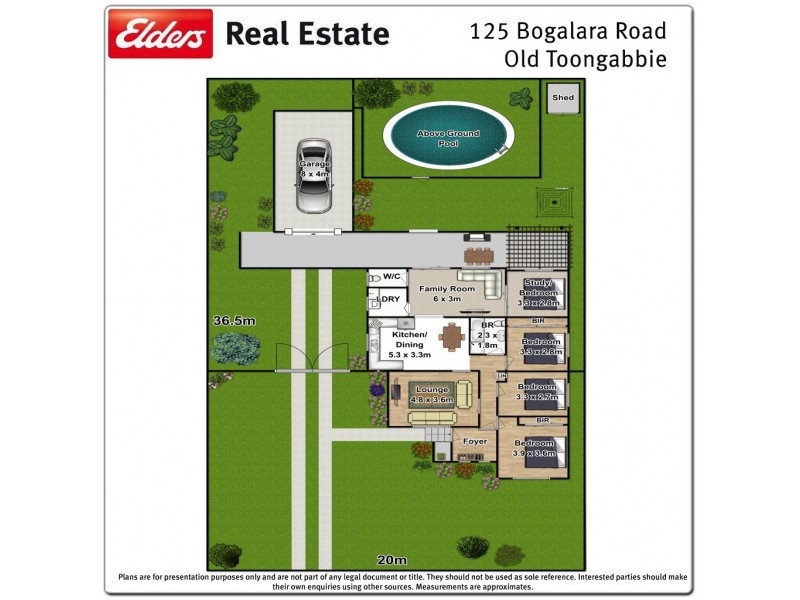 125 Bogalara Road, Old Toongabbie NSW 2146 Floorplan