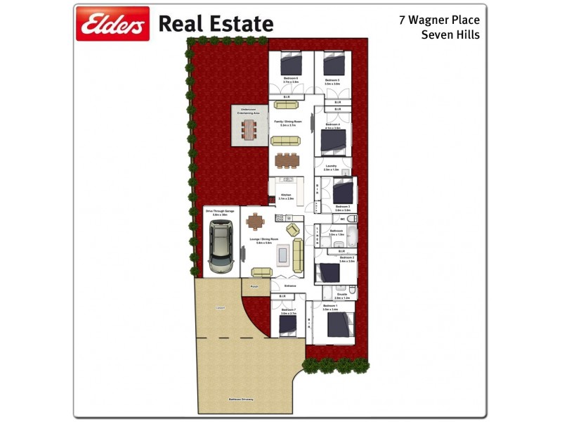 7 Wagner Place, Seven Hills NSW 2147 Floorplan