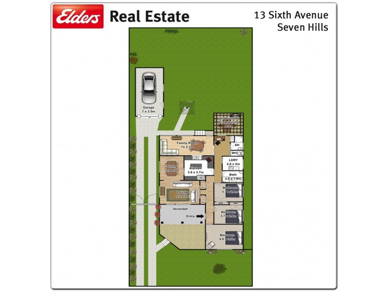 13 Sixth Avenue, Seven Hills NSW 2147 Floorplan