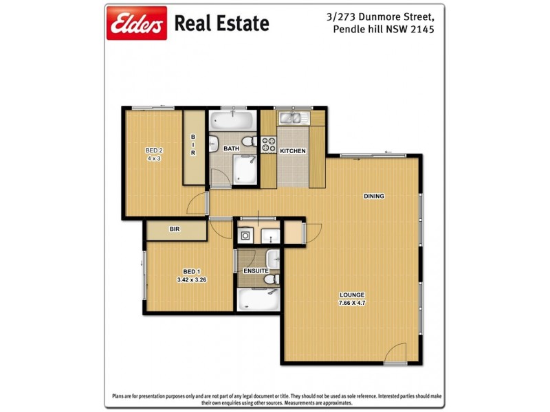 3/273 Dunmore Street, Pendle Hill NSW 2145 Floorplan