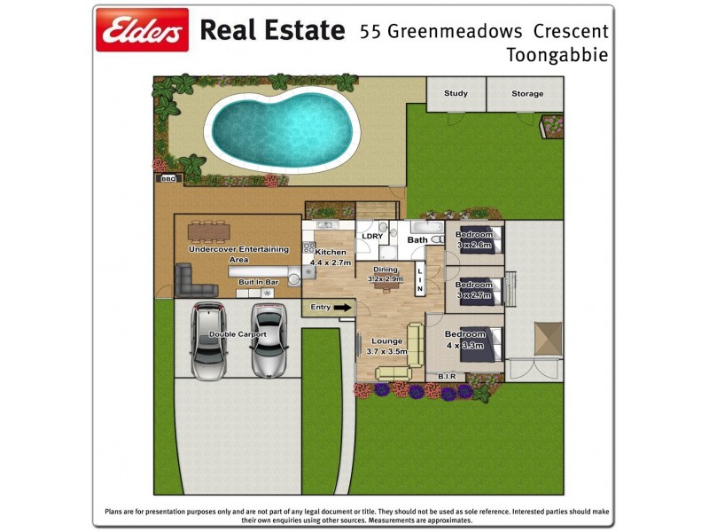 55 Greenmeadows Crescent, Toongabbie NSW 2146 Floorplan