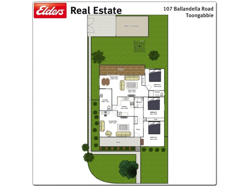 107 Ballandella Road, Toongabbie NSW 2146 Floorplan