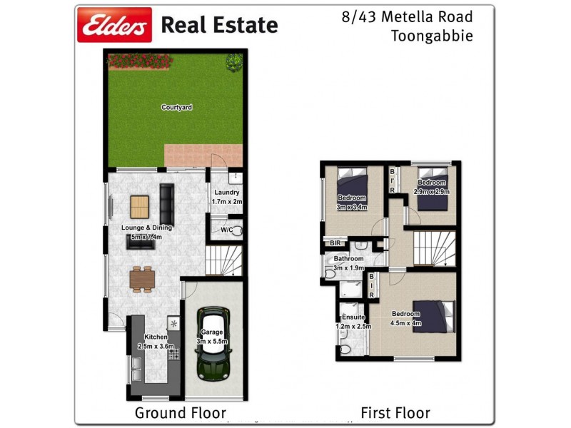 8/43 Metella Road, Toongabbie NSW 2146 Floorplan