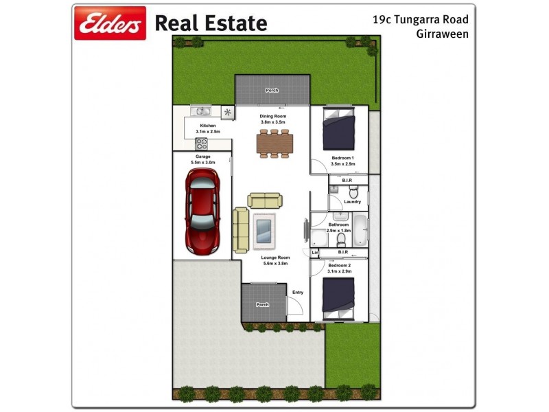 Lot 2, 19 Tungarra Road, Girraween NSW 2145 Floorplan