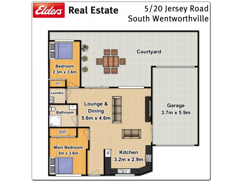 5/20 Jersey Road, South Wentworthville NSW 2145 Floorplan