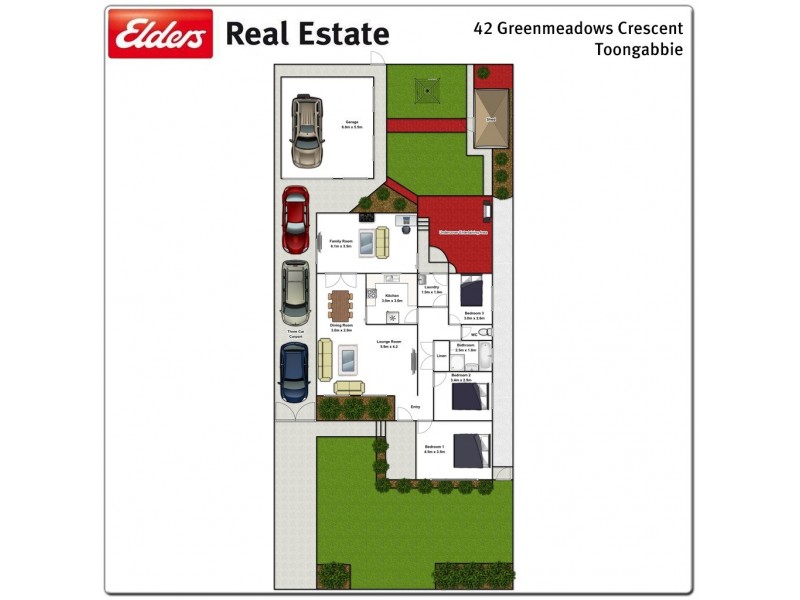 42 Greenmeadows Crescent, Toongabbie NSW 2146 Floorplan