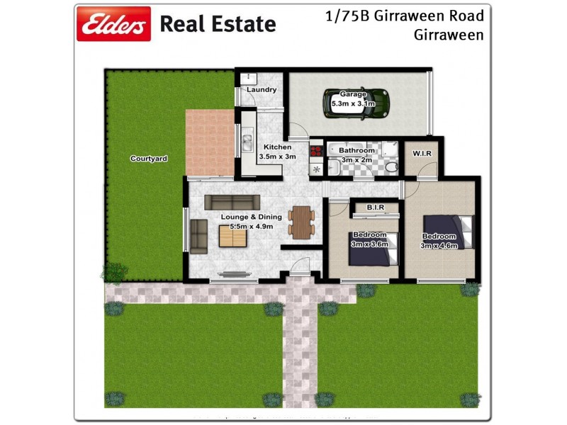 1/75 Girraween Road, Girraween NSW 2145 Floorplan