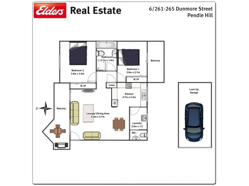 6/261-265 Dunmore Street, Pendle Hill NSW 2145 Floorplan