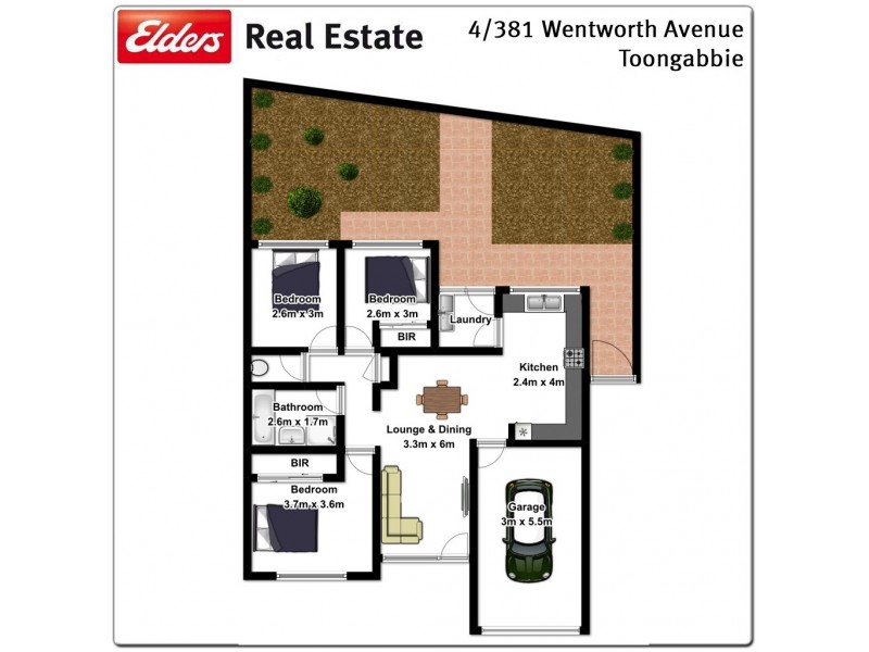 4/381 Wentworth Avenue, Toongabbie NSW 2146 Floorplan