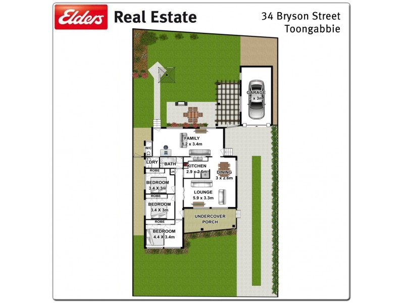 34 Bryson Street, Toongabbie NSW 2146 Floorplan