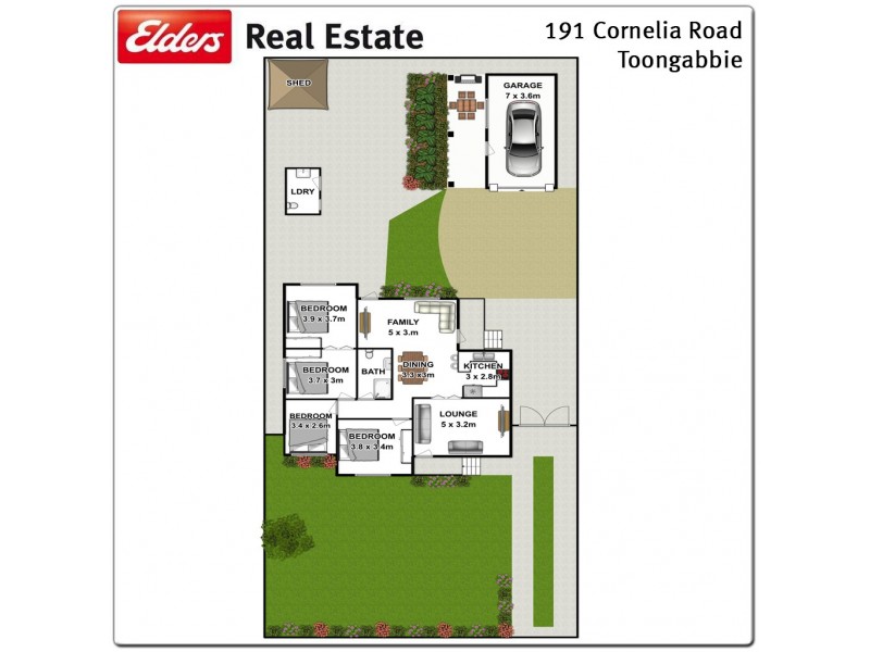 191 Cornelia Road, Toongabbie NSW 2146 Floorplan