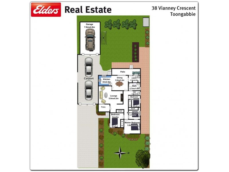 38 Vianney Crescent, Toongabbie NSW 2146 Floorplan
