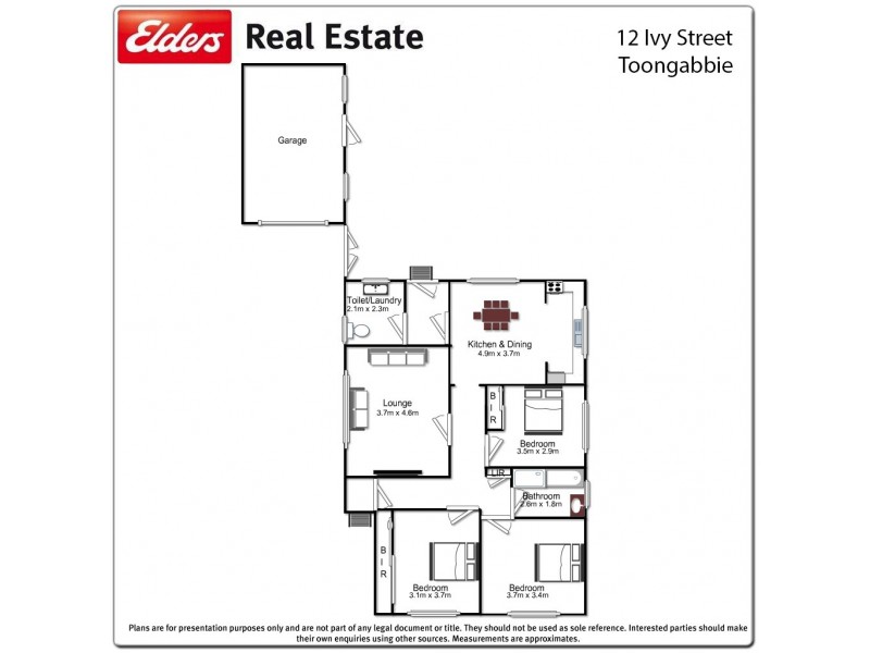 12 Ivy Street, Toongabbie NSW 2146 Floorplan