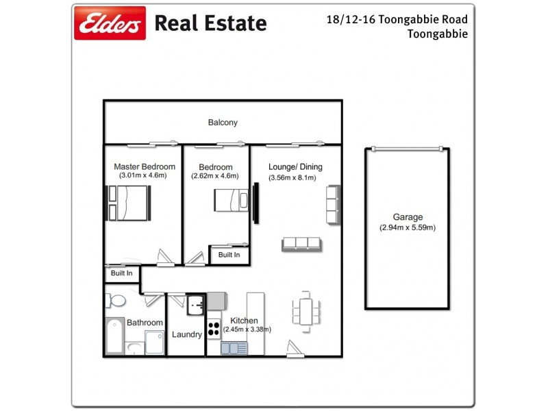 18/12-16 Toongabbie Road, Toongabbie NSW 2146 Floorplan