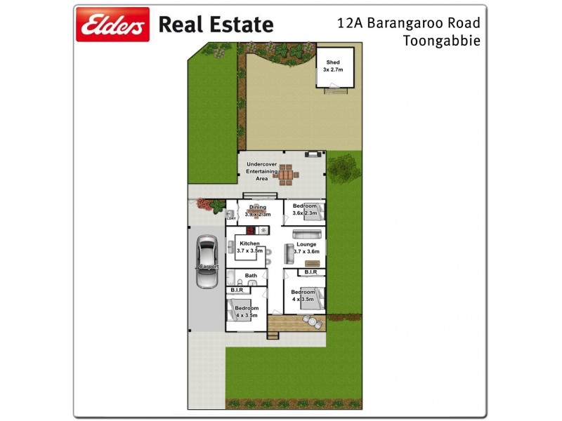12A Barangaroo Road, Toongabbie NSW 2146 Floorplan