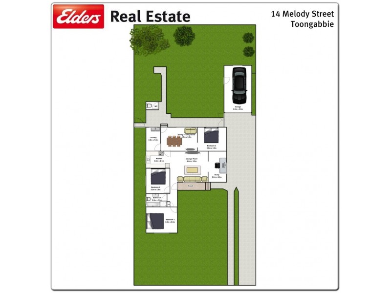 14 Melody Street, Toongabbie NSW 2146 Floorplan