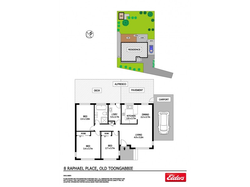 8 Raphael Place, Old Toongabbie NSW 2146 Floorplan