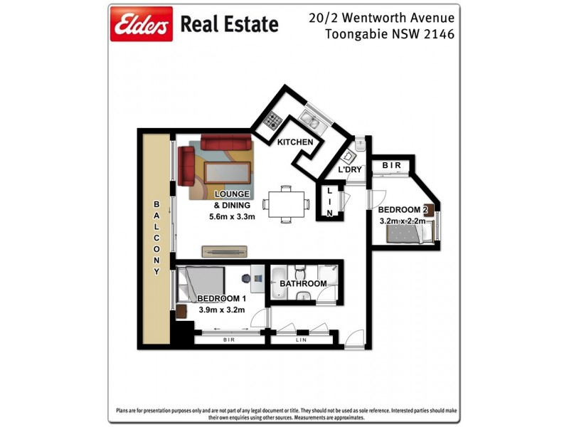 20/2 Wentworth Avenue, Toongabbie NSW 2146 Floorplan