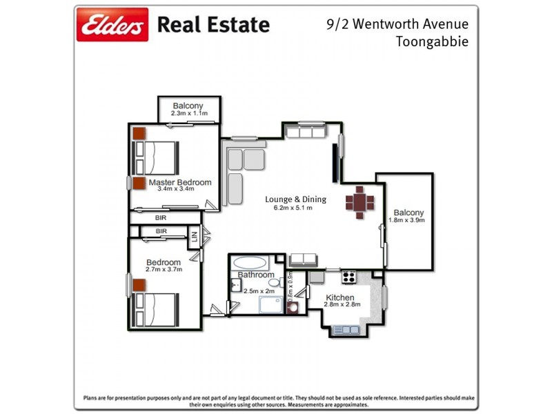 9/2 Wentworth Avenue, Toongabbie NSW 2146 Floorplan