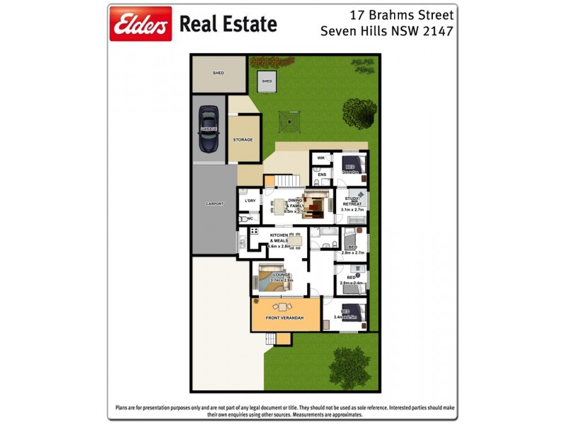17 Brahms Street, Seven Hills NSW 2147 Floorplan