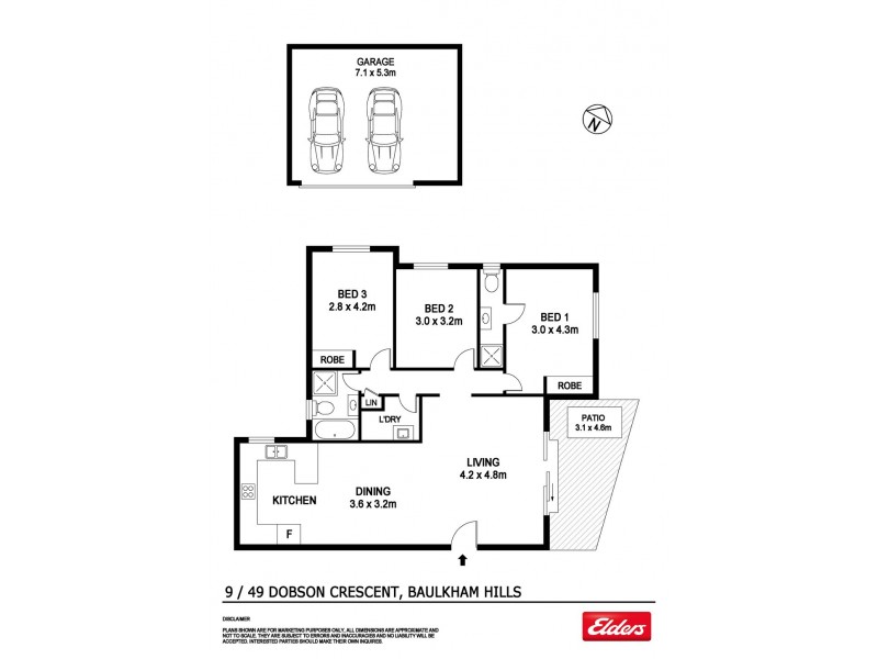 9/49 Dobson Crescent, Baulkham Hills NSW 2153 Floorplan