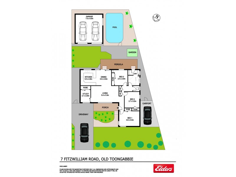 7 Fitzwilliam Road, Old Toongabbie NSW 2146 Floorplan