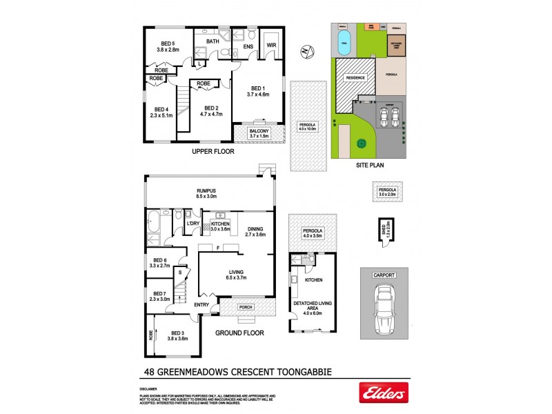 48 Greenmeadows Crescent, Toongabbie NSW 2146 Floorplan