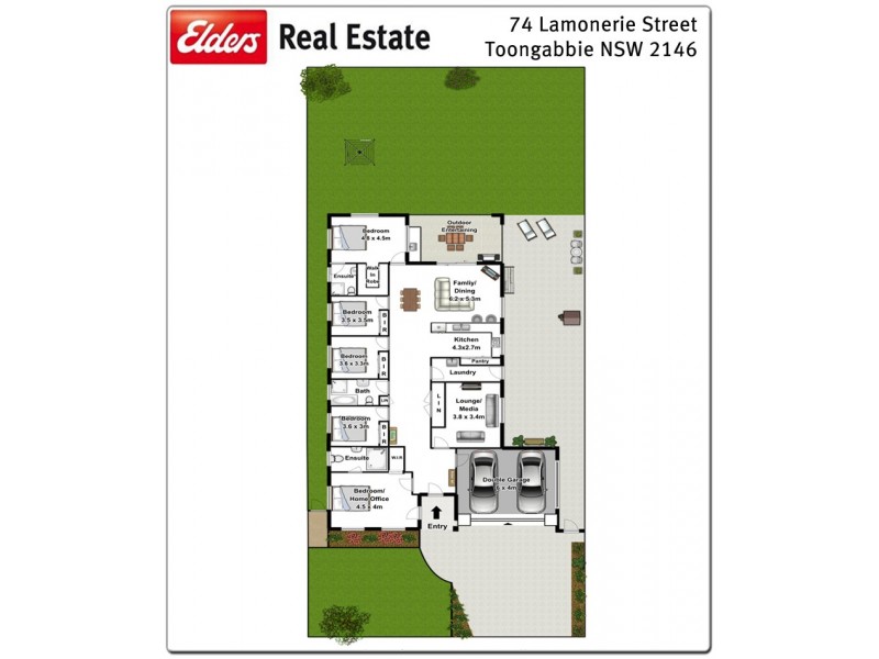 74 Lamonerie Street, Toongabbie NSW 2146 Floorplan