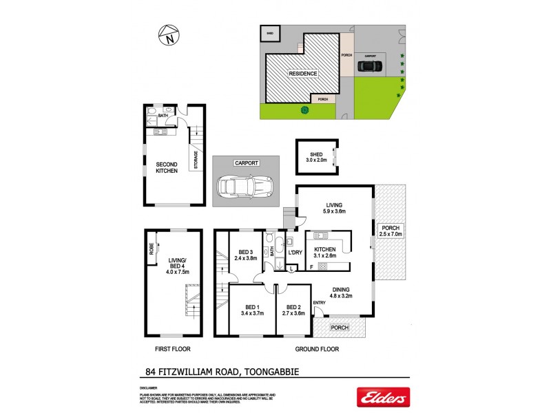 84 Fitzwilliam Road, Toongabbie NSW 2146 Floorplan