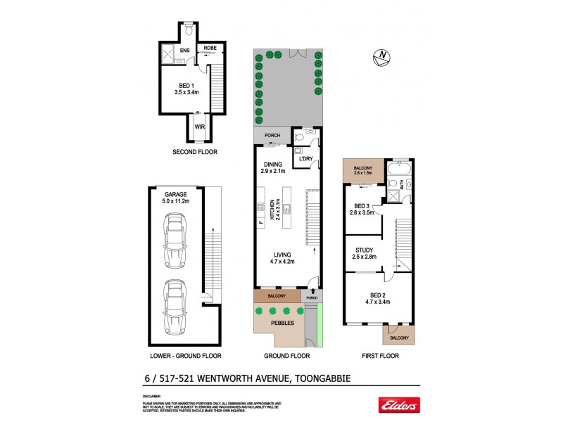 6/517-521 Wentworth Avenue, Toongabbie NSW 2146 Floorplan