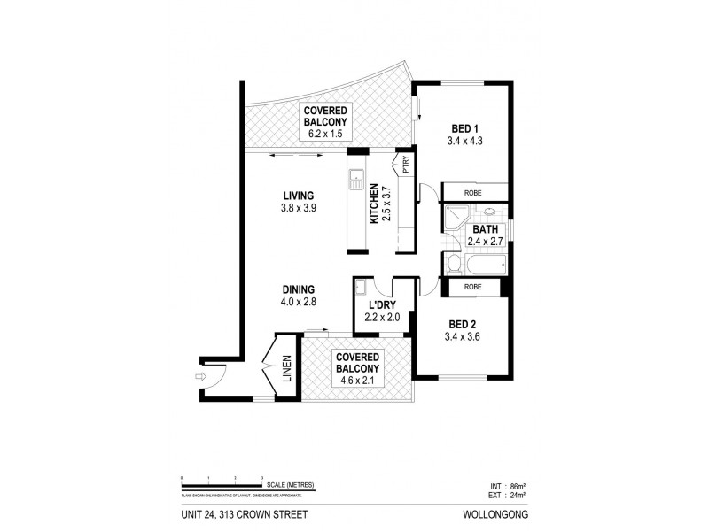 24/313 Crown Street, Wollongong NSW 2500