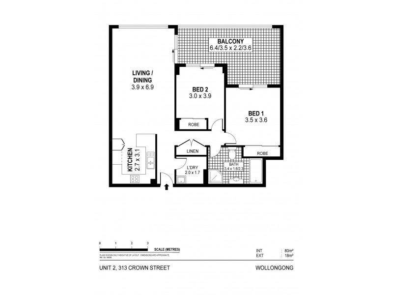 2/313 Crown Street, Wollongong NSW 2500