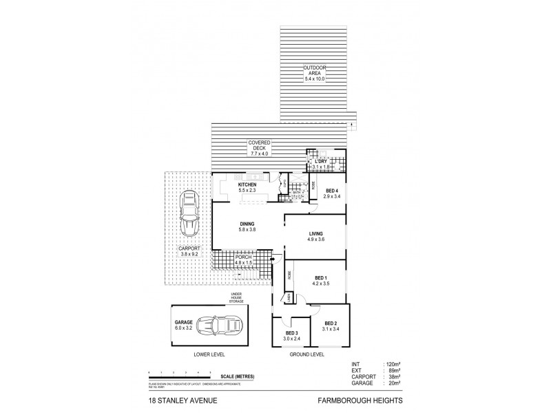 18 Stanley Avenue, Farmborough Heights NSW 2526 Floorplan