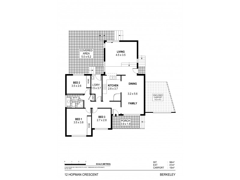 12 Hopman Crescent, Berkeley NSW 2506 Floorplan