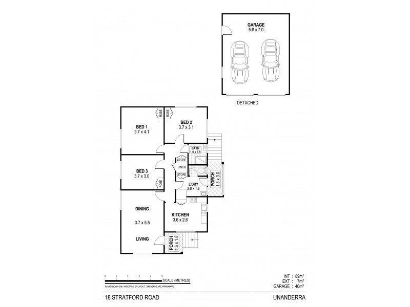18 Stratford Road, Unanderra NSW 2526 Floorplan