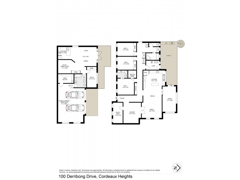 100 Derribong Drive, Cordeaux Heights NSW 2526 Floorplan