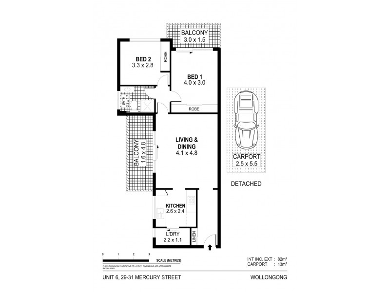 6/29-31 Mercury Street, Wollongong NSW 2500 Floorplan