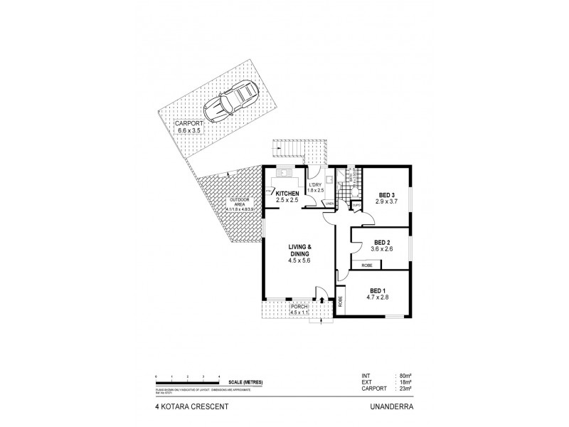 4 Kotara Crescent, Unanderra NSW 2526 Floorplan